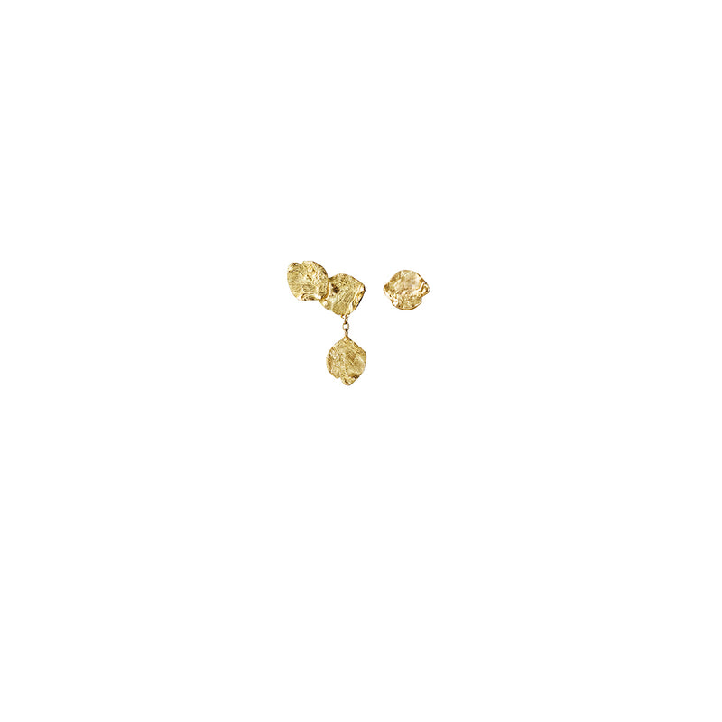 Botanical Mind Earrings - 18 Karat Guld
